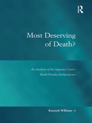 cover image of Most Deserving of Death?